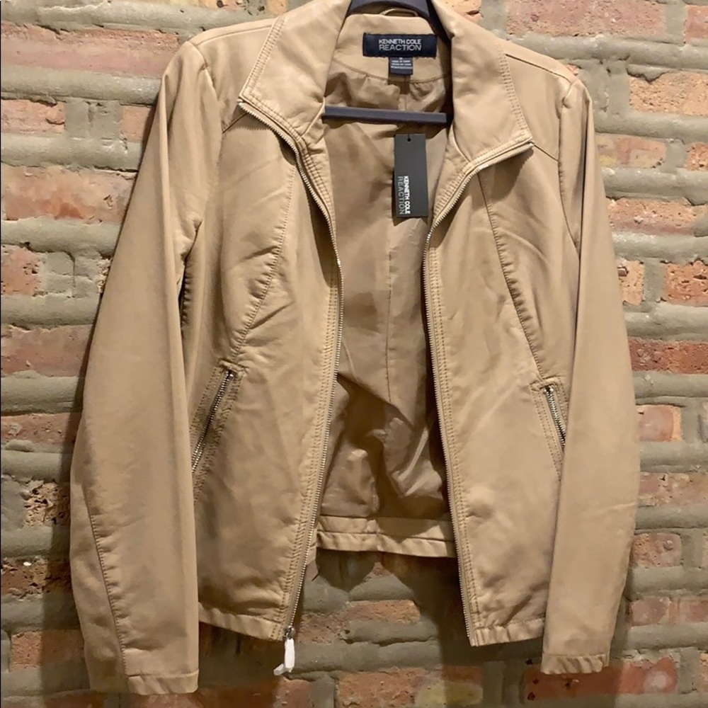 Kenneth Cole Faux Leather Women’s Jacket NWT